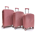 Set Valijas Flb Pp Oro Rosa  20 24 28 168 4Ruedas